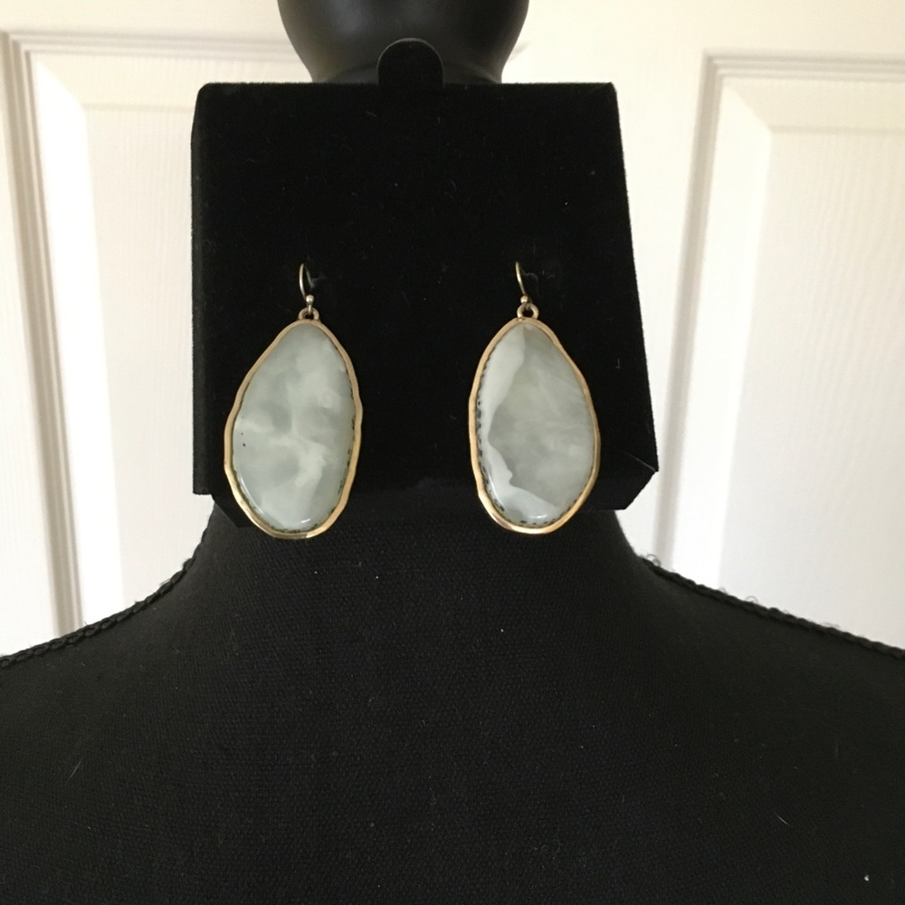 🌷Aqua stone earrings